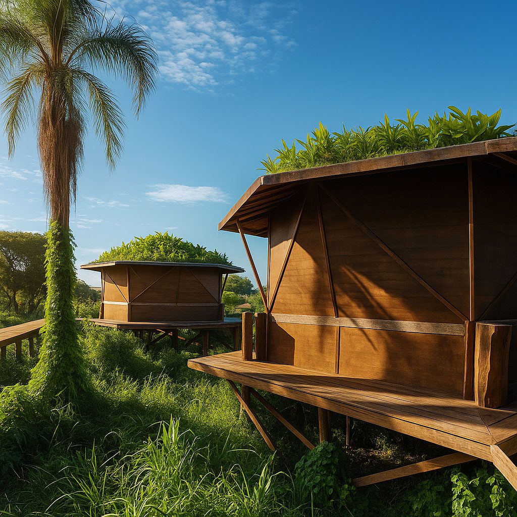 Casas en San Bernardino con jardines amplios y diseño arquitectónico integrado al paisaje natural.